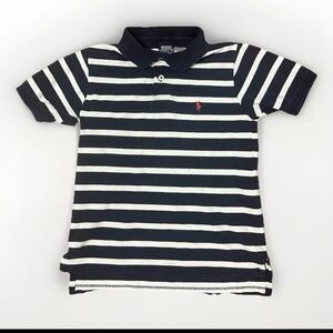 Polo Ralph Lauren Kids Navy & White Striped Shirt Size 7​​​